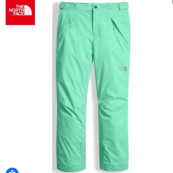 The North Face Girl’s Freedom insulated pant Bermuda Green - Picture 1 of 9